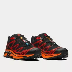 Salomon XT-6 Black / Magnet / Vibrant Orange Low Top Sneakers -Salomon Shop salomon xt 6 Black Magnet VibrantOrange low top sneakers 3