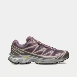 Salomon XT-6 Moonscape / Plum Kitten / Gull Low Top Sneakers