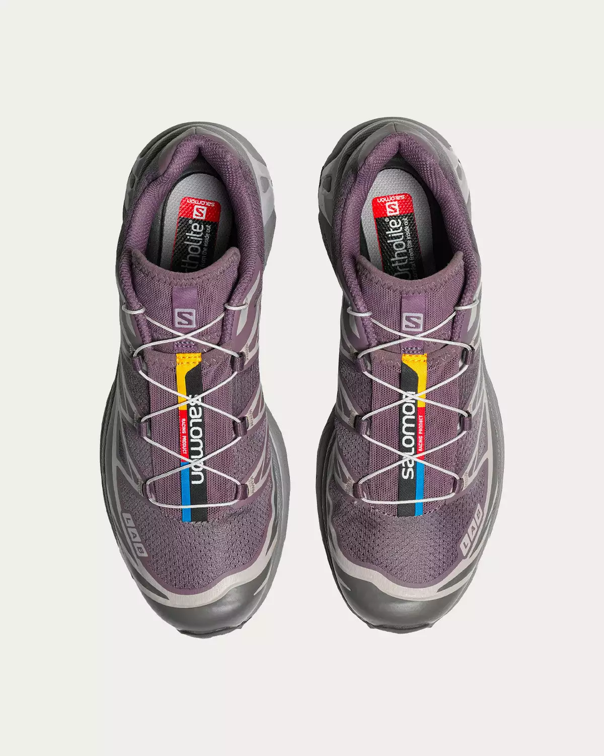 Salomon XT-6 Moonscape / Plum Kitten / Gull Low Top Sneakers 4 Salomon XT-6 Moonscape / Plum Kitten / Gull Low Top Sneakers - Image 2