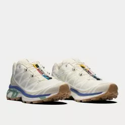 Salomon XT-6 Vanilla Ice / Granite Green / White Low Top Sneakers -Salomon Shop salomon xt 6 VanillaIce GraniteGreen White low top sneakers 3