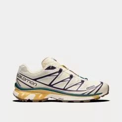 Salomon XT-6 Vanilla Ice / Rainy Day / Grape Low Top Sneakers