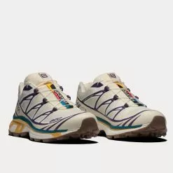 Salomon XT-6 Vanilla Ice / Rainy Day / Grape Low Top Sneakers -Salomon Shop salomon xt 6 VanillaIce RainyDay Grape low top sneakers 3