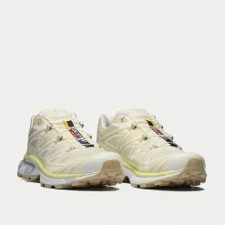 Salomon XT-6 Vanilla Ice / Yellow Iris / Arctic Ice Low Top Sneakers -Salomon Shop salomon xt 6 VanillaIce YellowIris ArcticIce low top sneakers 3