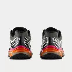 Salomon XT-6 Recut Beluga / Black / Russet Orange Low Top Sneakers -Salomon Shop salomon xt 6 recut Beluga Black RussetOrange low top sneakers 4