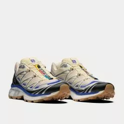 Salomon XT-6 Skyline Bleached Sand / Dazzling Blue / Black Low Top Sneakers -Salomon Shop salomon xt 6 skyline BleachedSand DazzlingBlue Black low top sneakers 3
