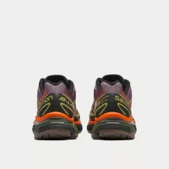 Salomon XT-6 Skyline Moonscape / Leek Green / Vibrant Orange Low Top Sneakers -Salomon Shop salomon xt 6 skyline Moonscape LeekGreen VibrantOrange low top sneakers 4
