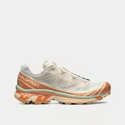 Salomon XT-6 Skyline Vanilla Ice / Yucca / Sun Baked Low Top Sneakers