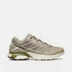 Salomon XT-Pathway Vintage Khaki / Vanilla Ice / Mayfly Low Top Sneakers