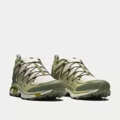 Salomon XT-Rush Utility Turtledove / Gray Green / Deep Lichen Green Low Top Sneakers -Salomon Shop salomon xt rush utility Turtledove GrayGreen DeepLichenGreen low top sneakers 3