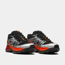 Salomon XT-Wings 2 Black / Silver / Vibrant Orange Low Top Sneakers -Salomon Shop salomon xt wings 2 Black Silver. VibrantOrange running shoes 3