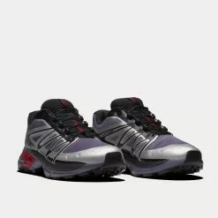 Salomon XT-Wings 2 Cadet / Black / Biking Red Low Top Sneakers -Salomon Shop salomon xt wings 2 Cadet Black BikingRed low top sneakers 3