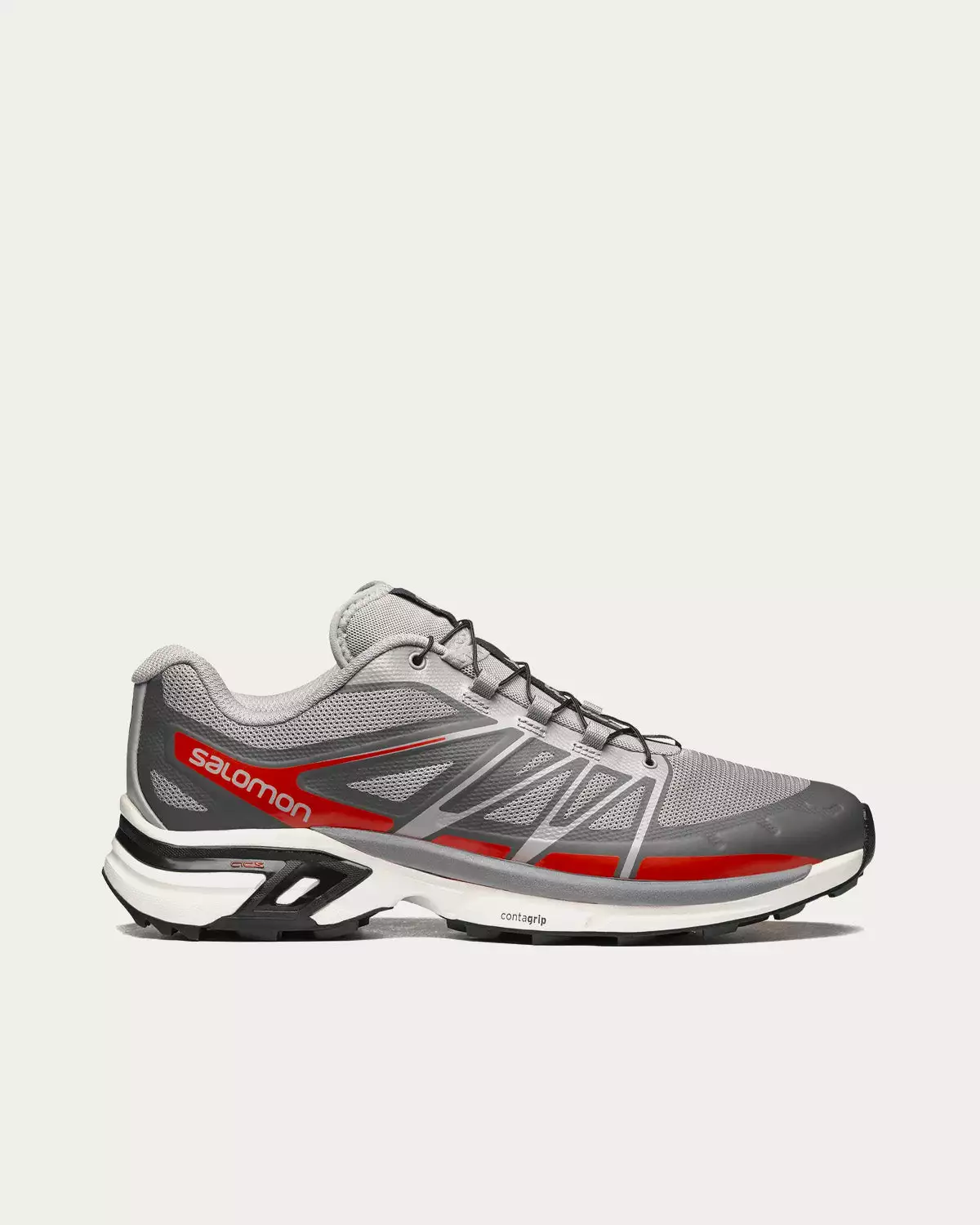 Salomon XT-Wings 2 Gull / Magnet / Cherry Tomato Low Top Sneakers 3 Salomon XT-Wings 2 Gull / Magnet / Cherry Tomato Low Top Sneakers