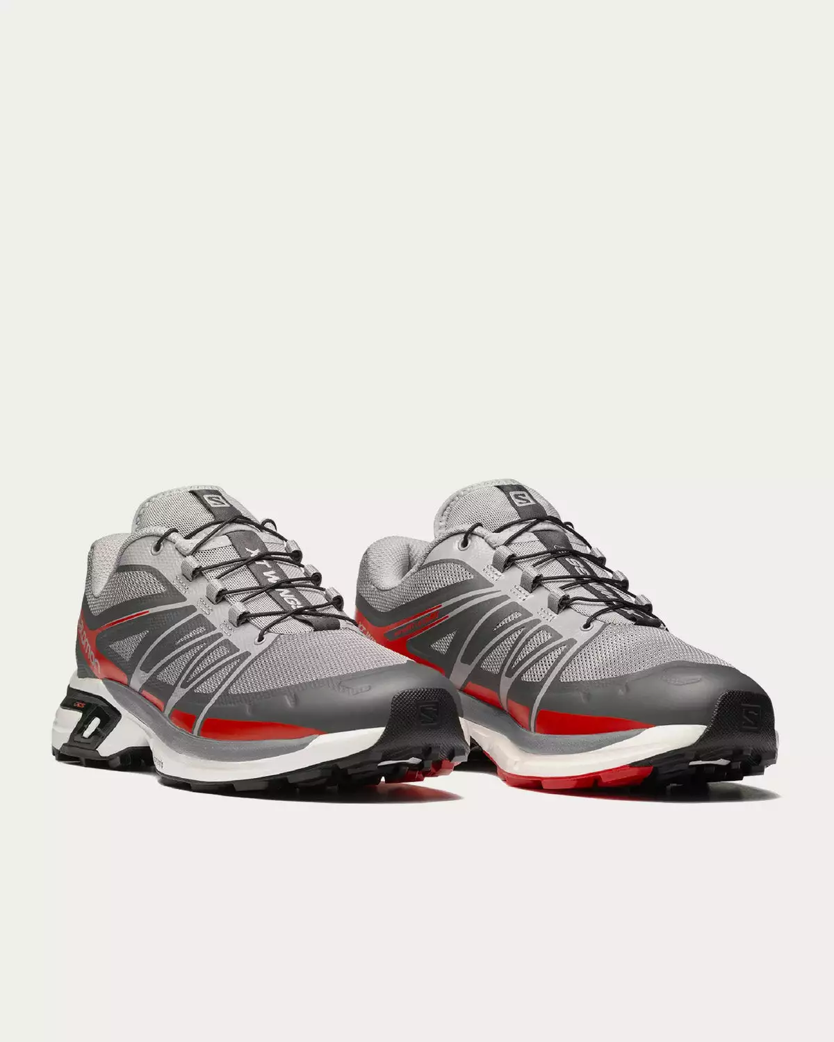 Salomon XT-Wings 2 Gull / Magnet / Cherry Tomato Low Top Sneakers 5 Salomon XT-Wings 2 Gull / Magnet / Cherry Tomato Low Top Sneakers - Image 3