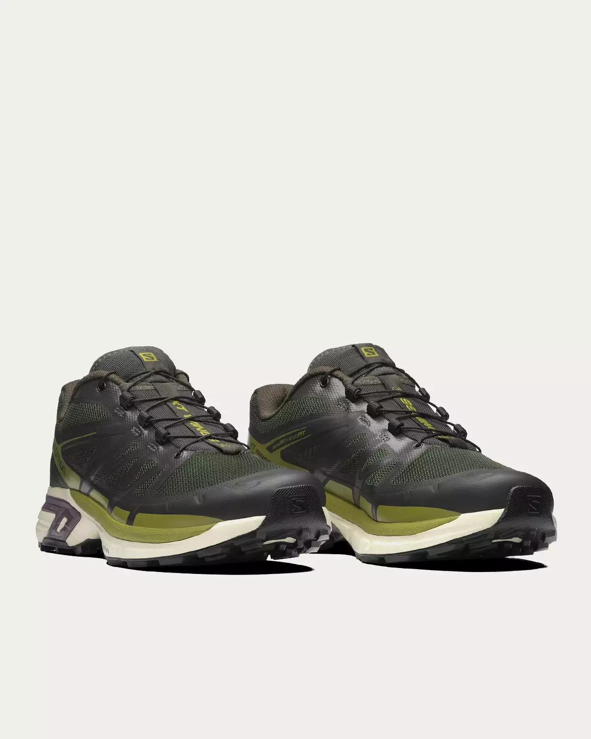 Salomon XT-Wings 2 Peat / Rainy Day / Green Moss Low Top Sneakers 5 Salomon XT-Wings 2 Peat / Rainy Day / Green Moss Low Top Sneakers - Image 3