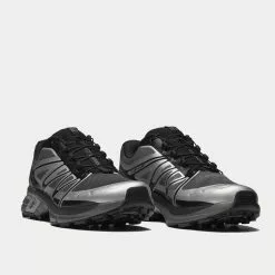 Salomon XT-Wings 2 Silver / Quiet Shade / Black Low Top Sneakers -Salomon Shop salomon xt wings 2 Silver. QuietShade Black low top sneakers 3