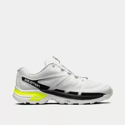 Salomon XT-Wings 2 White / Ebony / Safety Yellow Low Top Sneakers