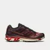 Salomon XT-4 Bitter Chocolate / Mocha Mousse / Fiery Red Low Top Sneakers -Salomon Shop salomon xt4 BitterChocolate MochaMousse FieryRed low top sneakers 1
