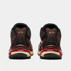 Salomon XT-4 Bitter Chocolate / Mocha Mousse / Fiery Red Low Top Sneakers -Salomon Shop salomon xt4 BitterChocolate MochaMousse FieryRed low top sneakers 4