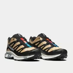 Salomon XT-4 Fenugreek / Tobacco Brown / Rainy Day Low Top Sneakers -Salomon Shop salomon xt4 Fenugreek TobaccoBrown RainyDay low top sneakers 3