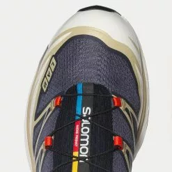 Salomon XT-6 India Ink / Safari / Red Orange Low Top Sneakers 13 Salomon XT-6 India Ink / Safari / Red Orange Low Top Sneakers -Salomon Shop salomon xt6 IndiaInk Safari RedOrange low top sneakers 6