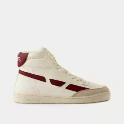 Saye Mondelo '89 Vegan Hi Garnet High Top Sneakers