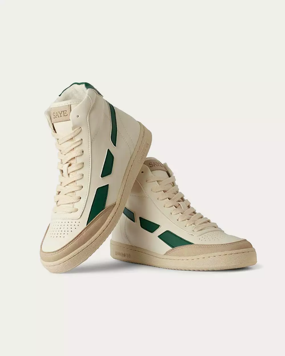 Saye Mondelo '89 Vegan Hi Green High Top Sneakers 6 Saye Mondelo '89 Vegan Hi Green High Top Sneakers - Image 4