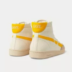 Saye Modelo '89 Vegan Hi Yellow High Top Sneakers -Salomon Shop saye MODELO 89VEGANHIYELLOW 3