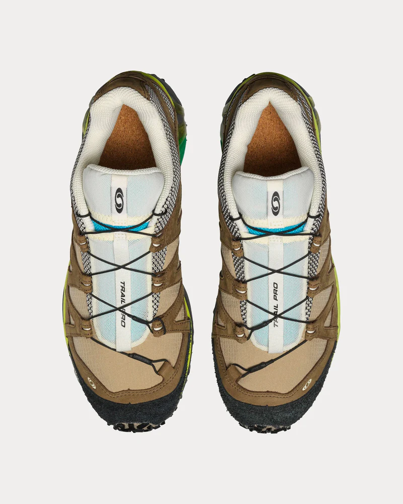Salomon Shop -Salomon Shop TRAILPROFORTHEBROKENARM Chinchilla Teak AcidLime low top sneakers